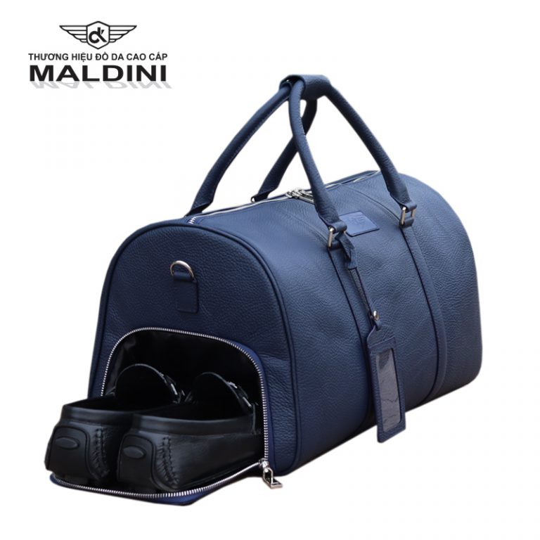 Túi da đựng quần áo thương hiệu Maldini