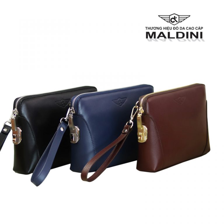 Túi Clutch mini Maldini da saffiano có khóa số